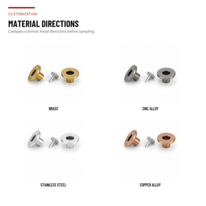 Boutons ronds en métal argenté pour jeans, rivets en acier inoxydable poli pour denim, attaches en acier inoxydable - Product Image 2
