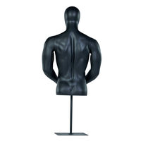 Mannequin de sport torse de bonne qualité Mannequin solide demi-corps Vente en gros Mannequins en fibre de verre