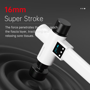 Pistola de Masaje Profesional de 16 mm de Amplitud con Enchufe, Pistola de Percusión Deportiva, Vibración Profunda de Tejidos, Masajeador Muscular Corporal - Product Image 6