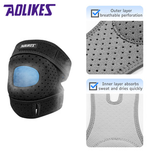 Aolikes # 7927 Sangle Rotulienne de Fitness – Protection du Genou à Double Sangle – Protection Sportive du Genou – Réglage de la Pression – Absorption des Chocs - Product Image 5