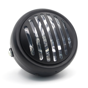 <span class=keywords><strong>Scooter</strong></span> accessoires étanche DC <span class=keywords><strong>12V</strong></span> <span class=keywords><strong>35W</strong></span> rond moteur vélo lampe Vintage avant gril lumière moto <span class=keywords><strong>LED</strong></span> 5.75 phare - Product Image 6