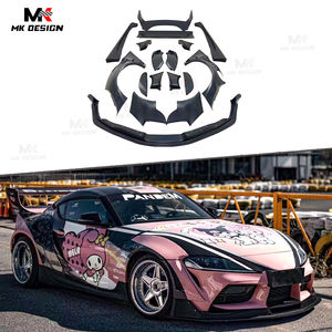 FRP <span class=keywords><strong>ROCKET</strong></span> ชุดบอดี้กระต่ายสไตล์กว้างสำหรับโตโยต้าซูปรา A90 19UP A91 MK5ขอบด้านหน้ากันชนท้ายปีกสปอยเลอร์ด้านหลังตกแต่งรถยนต์ - Product Image 1