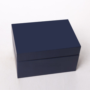 Matte Deep Blue Ceramic Coffee Mug Set Single Cup With Handle Solid Color Gift <b>Box</b> For <b>Presents</b> - Product Image 4