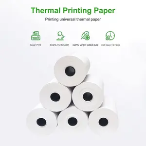 Papel termico impressora da posição do premium da impressão 58mm 57x40mm impressão térmica da impressora