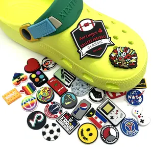 ANCK New Custom Buckle Shoe Accessories Are Creative And Stylish Men's Rubber Decorated Shoes Pvc