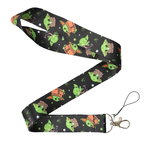 Kawaii yoda bé dây buộc điện thoại ID chủ thẻ Polyester dây buộc các loại Anime Móc chìa khóa điện thoại chuỗi dây buộc bóng chày - Product Image 2