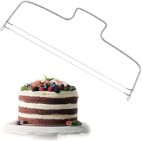 Kingwise accessoires de cuisine en acier inoxydable couteau une pièce diviseur de pâtisserie coupe-gâteau serveur trancheuse à gâteau