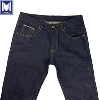 Aksesoris Jaket Jeans dengan Kancing Rivet Terbuka dari Kuningan Tembaga, Denim Selvedge Jepang, dan Patch Kulit, Tersedia Kustomisasi OEM
