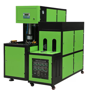 Máquina sopladora de botellas semiautomática de dos cámaras - Bajo costo, fácil de operar, capaz de soplar varias formas de botellas - Product Image 3