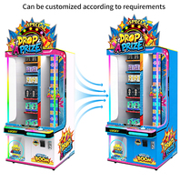 Machine de jeu à prix à monnayeur en acier inoxydable et plastique, version anglaise, pour centres commerciaux et lieux de divertissement