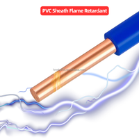 WANBANG ZC-BV 1,5mm 2,5mm 4mm 6mm 10mm Flammhemmendes PVC-Isoliertes Massives Einadriges Sauerstofffreies Kupferkabel IP68 Zertifiziert