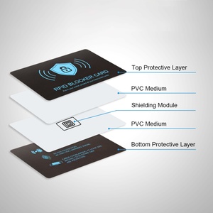 Prix d'usine YTS, vente en gros, carte anti-RFID personnalisée avec logo pour garantir la sécurité des cartes - Product Image 4