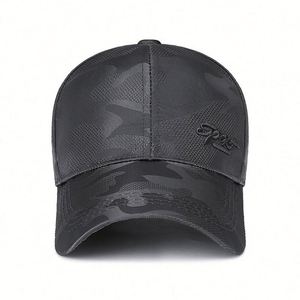 Gorra de Béisbol de Moda con Estampado de Camuflaje Brillante para Primavera y Otoño, Gorra de Béisbol Original para Hombre y Mujer, Ajustable, con Visera Curva - Product Image 3