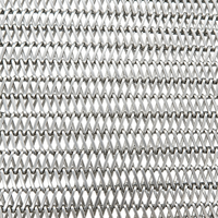 Tapis roulant en spirale en acier inoxydable 304 de qualité alimentaire, résistant à la chaleur, à mailles équilibrées, pour fours de boulangerie