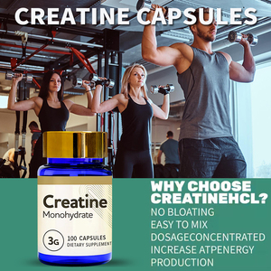 Capsules monohydrate de créatine de marque privée Nutrition sportive Production de santé Croissance musculaire pour hommes Supplément d'amélioration - Product Image 4