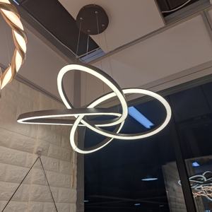 Luminaires suspendus à LED vintage de luxe en aluminium rond avec télécommande <span class=keywords><strong>pour</strong></span> la décoration du <span class=keywords><strong>plafond</strong></span> de la maison - Product Image 1