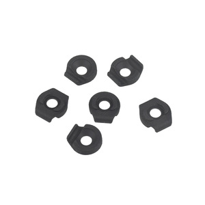 <b>Cable</b> Management Slots Nylon Tail Shaped MLOK M300 M600 Black Sand Color Polygon Bolt Inserting Type 6 Pack - Product Image 2