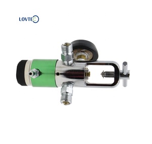 Латунный медицинский регулятор кислорода Lovtec cga870 pin индекс с бутылкой увлажнителя - Product Image 4