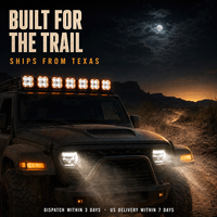Lampu LED Bar 42 Inch 7 Pod 560W White Spot Beam Dengan Lampu DRL (Daytime Running Light) untuk Jeep 4x4 UTV Pemasok Grosir