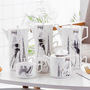 2023 New Arrival China Factory Price <b>One</b> <b>Pot</b> With Two Cups Mug Custom Coffee Set - Product Image 2