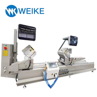 Sierra de Corte de Precisión de Doble Cabezal CNC para Aluminio/PVC WEIKE