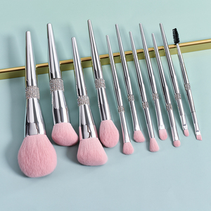 Quotidien reine et Mor-phe15 pièces Nano cheveux argent incrusté diamant poignée poudre <span class=keywords><strong>pinceaux</strong></span> de maquillage Application lisse étiquette privée - Product Image 1