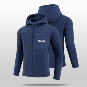 Polaire unisexe coton épais Jogging hommes survêtements décontracté Logo personnalisé avec capuche plaine à capuche et Joggers ensemble pour hommes - Product Image 2