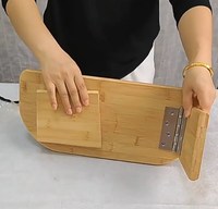 Banc de méditation en bambou avec pieds pliants articulés, tabouret à genoux de qualité supérieure pour la méditation, banc de yoga pliable portable