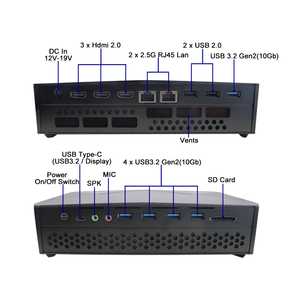 RTX 3060 용 새로운 고성능 미니 PC 게임 인텔 코어 I9-13900HX 12G 24 코어 5.4GHz DDR5 <span class=keywords><strong>RAM</strong></span> 모든 구리 터보 팬 3 년 - Product Image 5