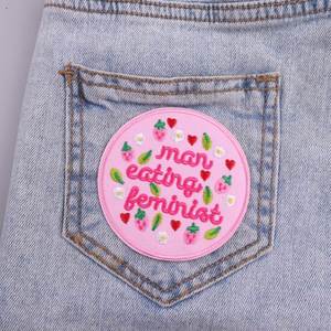 Écussons brodés personnalisés thermocollants pour vêtements, marques de vêtements, chapeaux, patchs de logo de créateur, broderie sur tissu sergé - Product Image 3