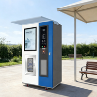 Máquina Expendedora de Agua Purificada de Alta Resistencia, Estación Individual para Todo Tipo de Clima, para Parques Temáticos Familiares al Aire Libre