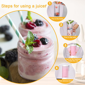 Customized Factory Wholesale Food Grade <b>Smart</b> <b>Electronic</b> Portable Blender Juicer for Household Kitchen Outdoor Camping - Product Image 6