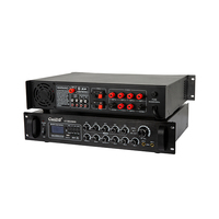Amplificateur de sonorisation haute puissance à 5 zones personnalisable, tension constante, compatible avec les haut-parleurs 70V/100V pour système de sonorisation