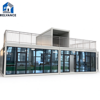 Maison conteneur modulaire RELYANCE, 2 chambres, avec option panneaux solaires, excellente isolation, moderne, 2 étages, 20ft/40ft