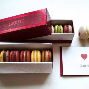 Boîte en papier pour macarons, style <span class=keywords><strong>Laduree</strong></span>, avec logo personnalisé - Product Image 2