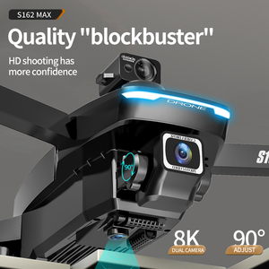 S162 Max 5G Wifi <span class=keywords><strong>pfv</strong></span> 360 độ obstcale tránh lớn bay không người lái với đèn LED 8K bay không người lái - Product Image 5