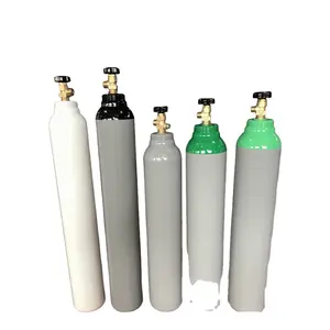 Silinder oksigen 4L medis 2022 grosir tahan lama silinder Gas baja Nitrogen/silinder Gas co2 untuk rumah sakit