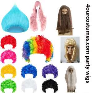 วิกผมคอสเพลย์ KDA Ahri มีหูยาวไล่ระดับสีเหลืองสำหรับการแสดงบนเวที - Product Image 2