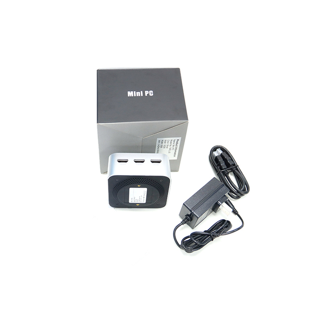 Barebone Micro Box Mini PCs Fanless Compact Desktop Small case Computer Host SSD LPDDR WiFi6 Gaming Business Office Mini PC