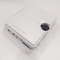 Boîtier de distribution de fibre optique extérieur IP65 de haute qualité à 12 cœurs, personnalisé, avec serrure à clé, Caja Nap Pequenas Para Red De Fibra Óptica