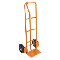 Chariot à main pliable HT1805 à deux roues avec plateforme en acier robuste, capacité de charge de 200 kg, outils de shopping portables, OEM
