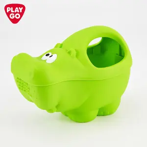 Brinquedo de banho de água em spray Playgo para bebês, brinquedo de plástico fofo em forma de hipopótamo para banho infantil