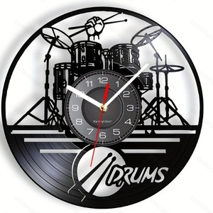Reproductor de Vinilo con Forma de Disco, Personalizado, con Movimiento de Aguja de Plástico, Funciona con Batería, Silencioso, Regalo Artístico con Temática Musical para Sala de Estar, Único - Product Image 6
