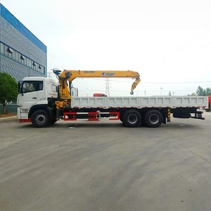 รถบรรทุกติดเครน 8x4 ลดราคาจากโรงงาน รถบรรทุกขนส่งสินค้าประสิทธิภาพสูงพร้อมเครนแขนตรง - Product Image 3