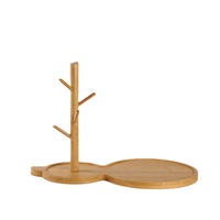 Décoration de porche ornements de stockage de clés en bois ornements de bureau créatifs simples plateau support de stockage stockage de clés de voiture