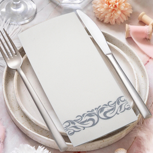 Serviettes en papier personnalisées Airlaid <span class=keywords><strong>de</strong></span> dîner imprimées jetables Offre Spéciale avec pâte <span class=keywords><strong>de</strong></span> bois vierge personnalisée <span class=keywords><strong>de</strong></span> logo personnalisé - Product Image 5