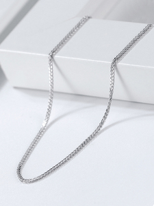 RINNTIN BSC53 Nouveautés Chaîne <span class=keywords><strong>Chopin</strong></span> 925mm pour femmes et filles en argent sterling massif fait à la main 1.2 - Product Image 4