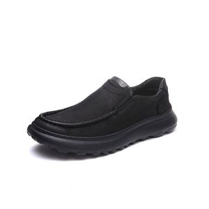 Chaussures plates extra larges pour femmes, légères, respirantes, à bout carré, pour personnes âgées, mocassins décontractés en cuir, vente en gros - Product Image 6