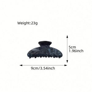 Pince à cheveux personnalisée en acrylique 6*3cm, faite à la main, motif lignes, pour cheveux longs, accessoire de fête pour femme - Product Image 5