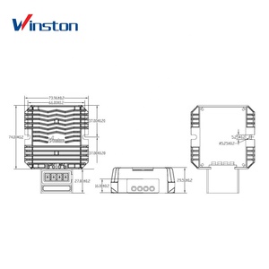24v 48v से 5 वी 20 ए को बढ़ावा-हिरन कन्वर्टे अलग-अलग <span class=keywords><strong>DC</strong></span>-<span class=keywords><strong>DC</strong></span> कनवर्टर - Product Image 6